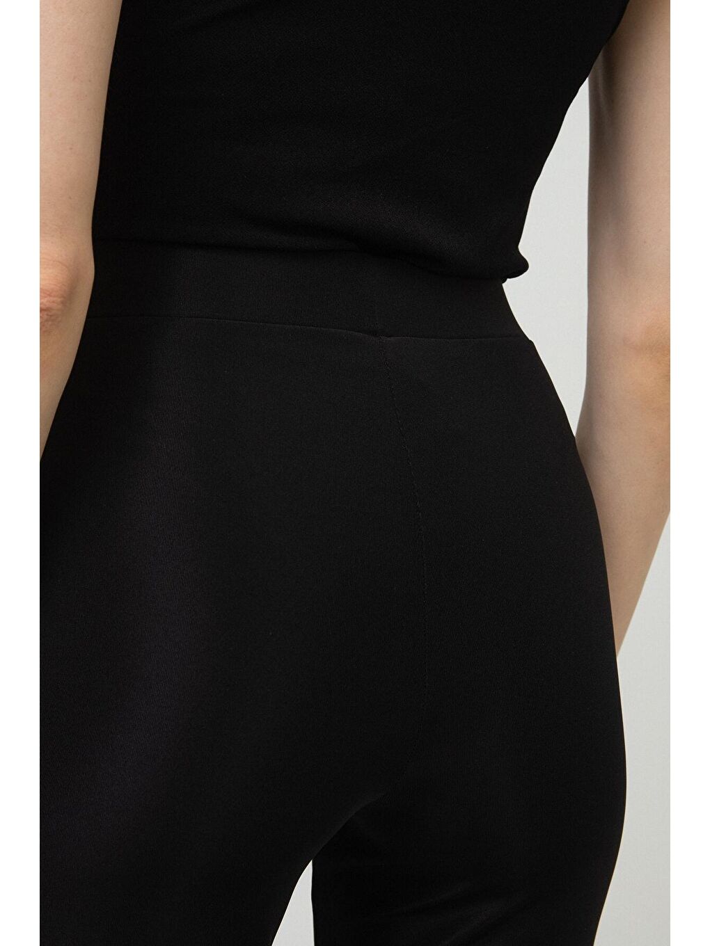 Bordo Blok Renkli Tayt Mayo-6