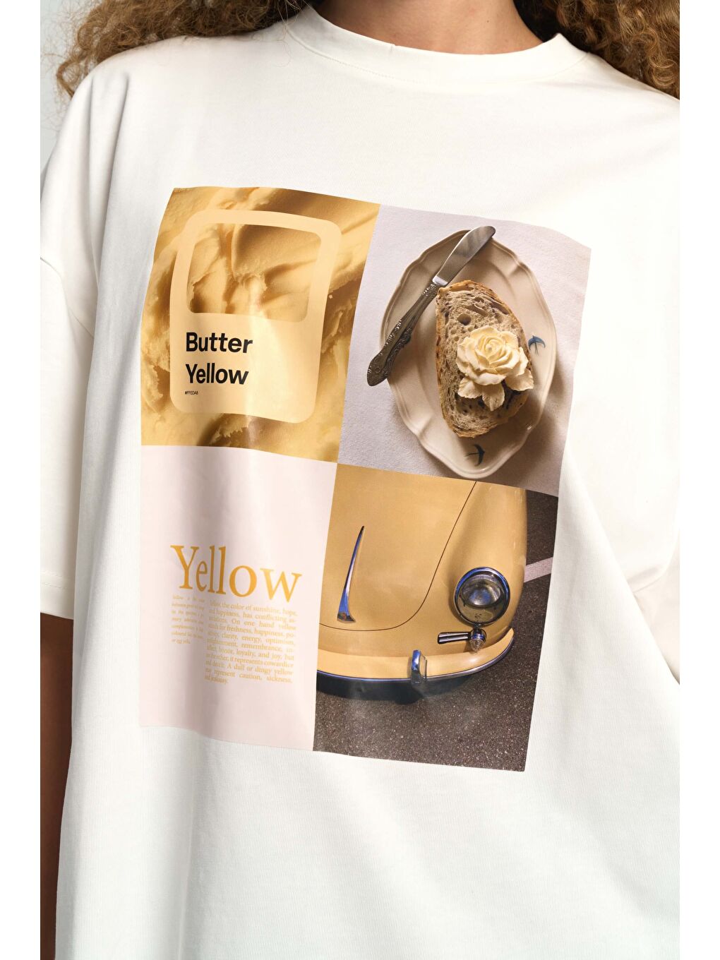 Butter Oversize Beyaz T-Shirt-7