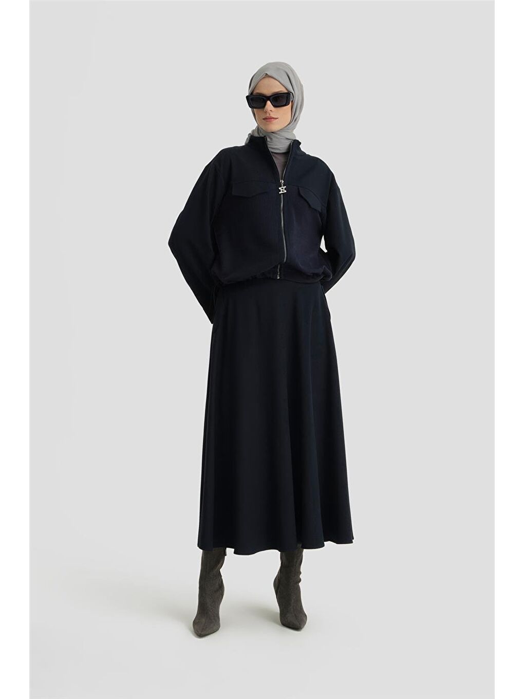 Triko Mixli Takım 24K6908 Lacivert-1