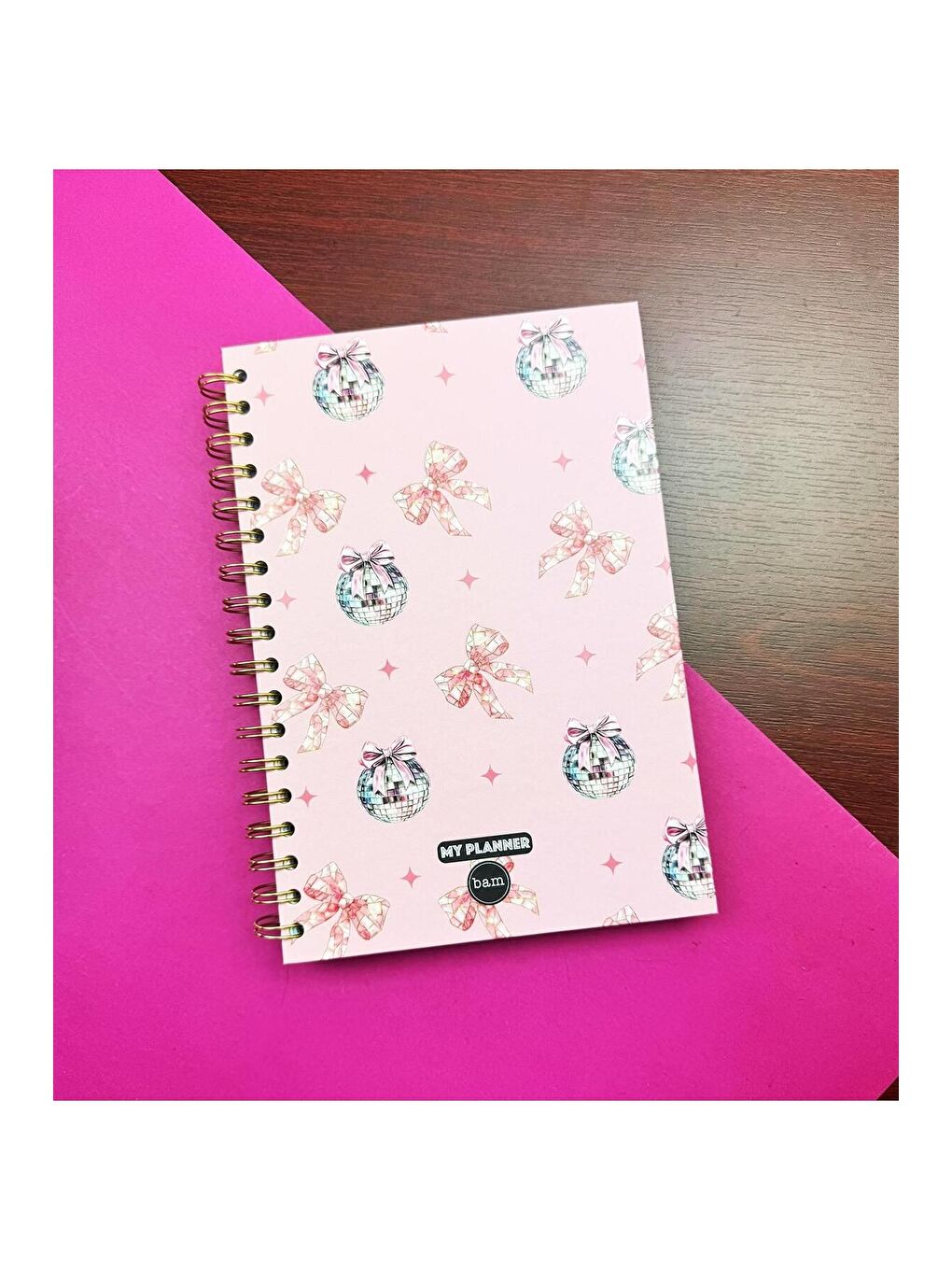 Fiyonk Disko Topu Tasarımlı Konuşan Ajanda