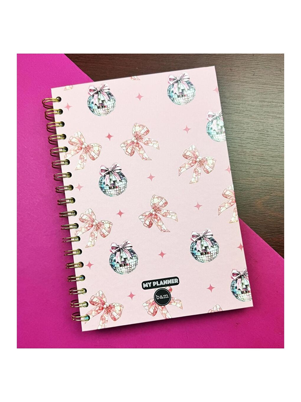 Fiyonk Disko Topu Tasarımlı Konuşan Ajanda-1