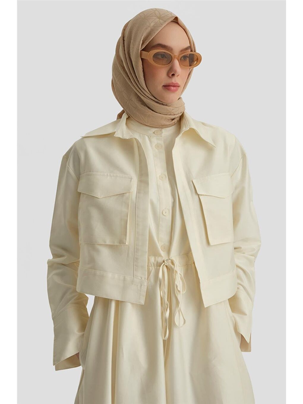 Bej Ceketli Takım 25Y6002 Aytaşı-2