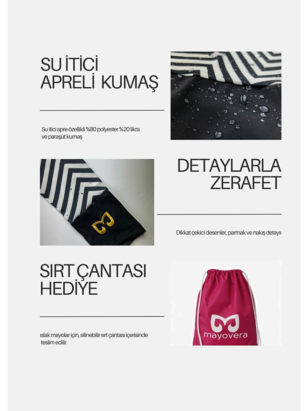 Sarı Tesettür Mayo - Zigzag Hardal-6