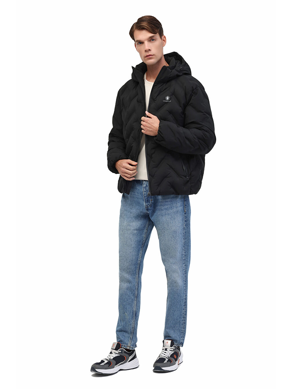 ML HENRY COAT 25N17 5PR Siyah Erkek Kısa Şişme Mont-2