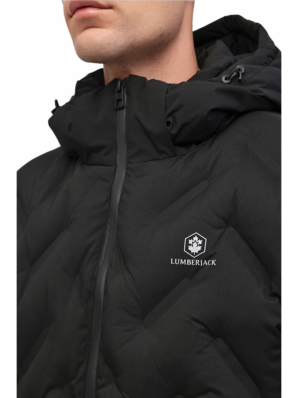 ML HENRY COAT 25N17 5PR Siyah Erkek Kısa Şişme Mont-3