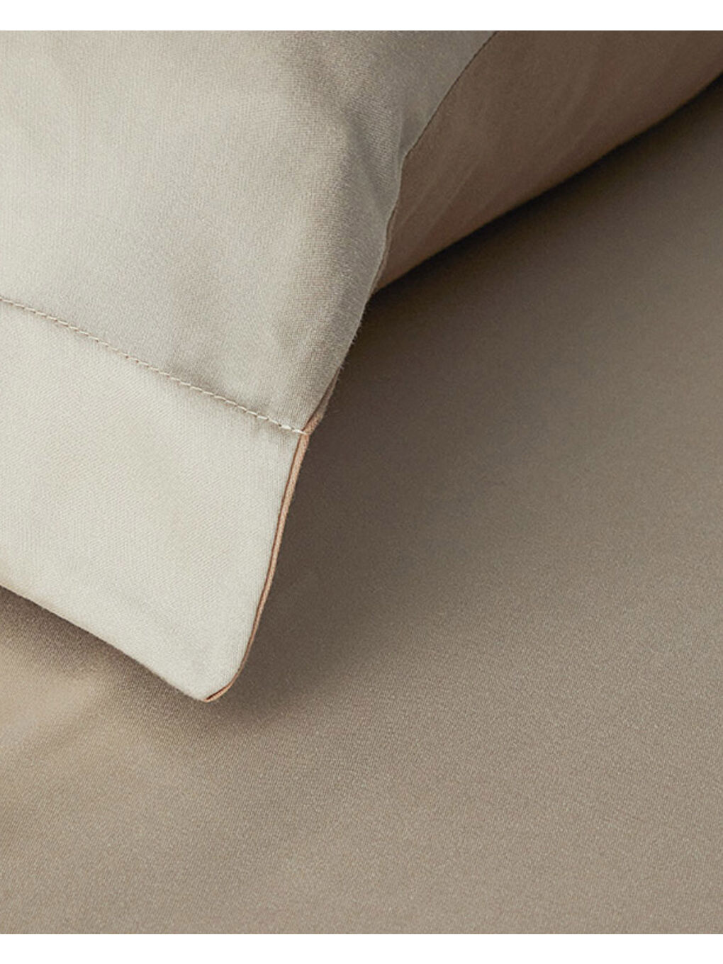 Sarı Glorious İpek Çift Taraflı King Size Nevresim Takımı Gold-3