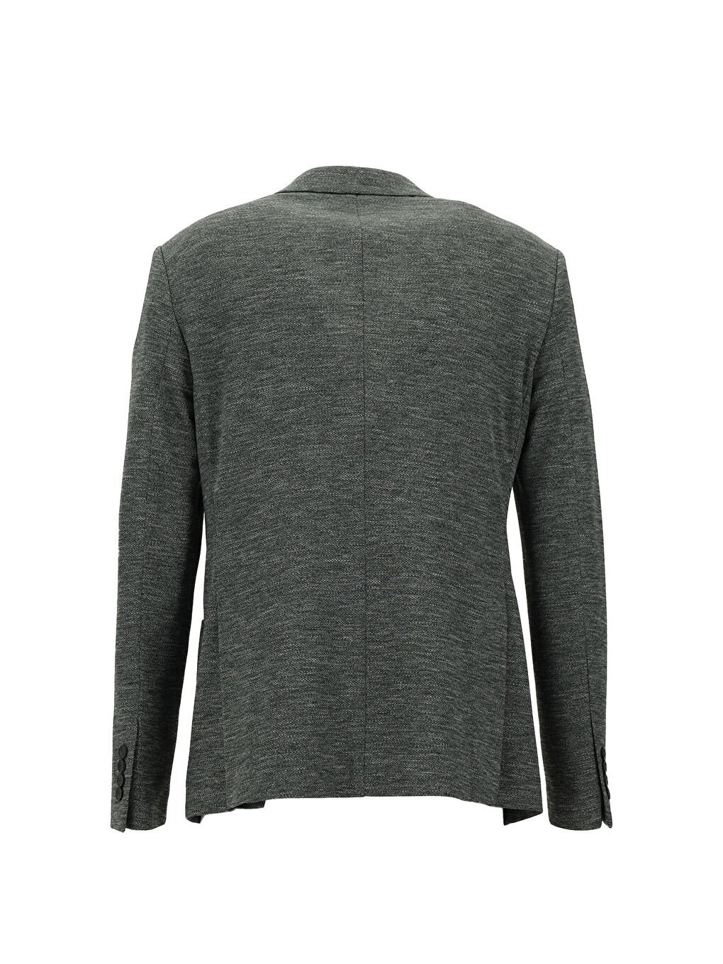 Gri Slımfıt Düz Ceket-1