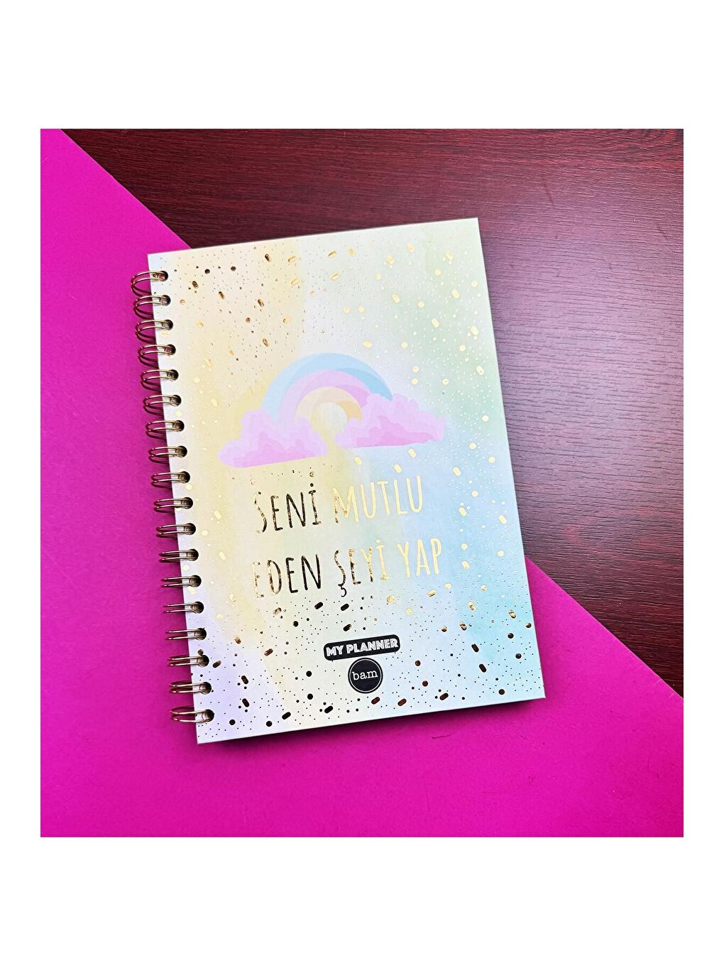 Mutlu Eden Şeyi Yap Tasarımlı Konuşan Ajanda