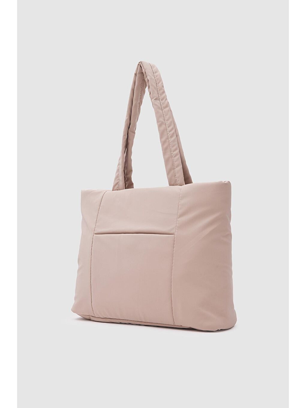 Bej Morgan Puf Omuz Çantası Krem-1