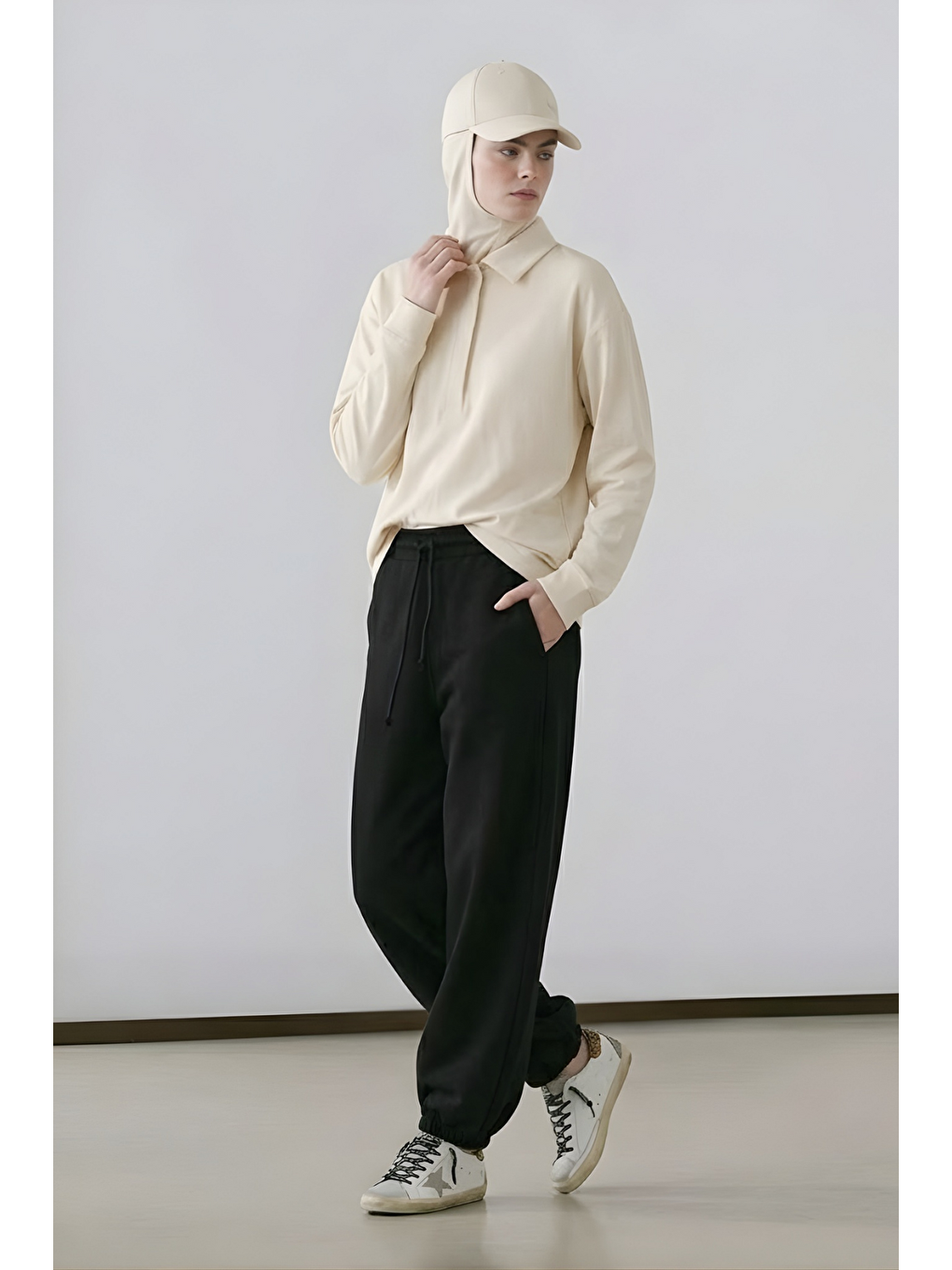 SOI | Polo Yaka T-Shirt Ekru-2