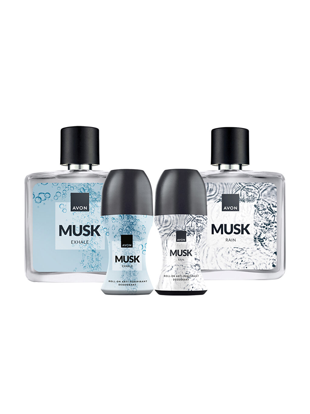 Musk Rain Musk Exhale Erkek Parfüm ve Rollon Paketi