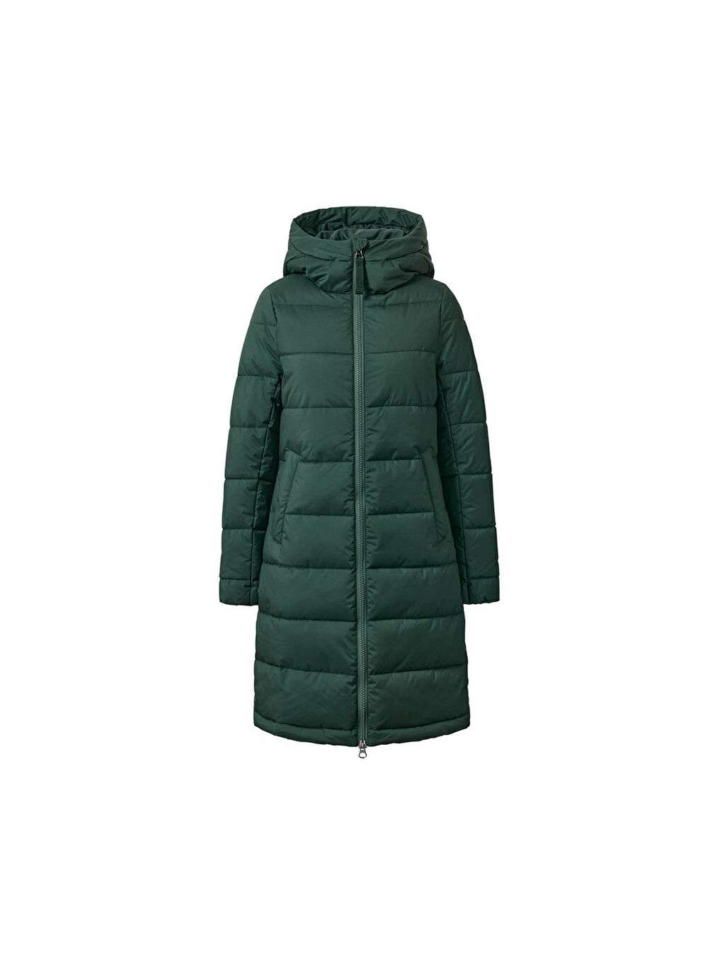 Kadın Kapitone Palto, Yeşil-2