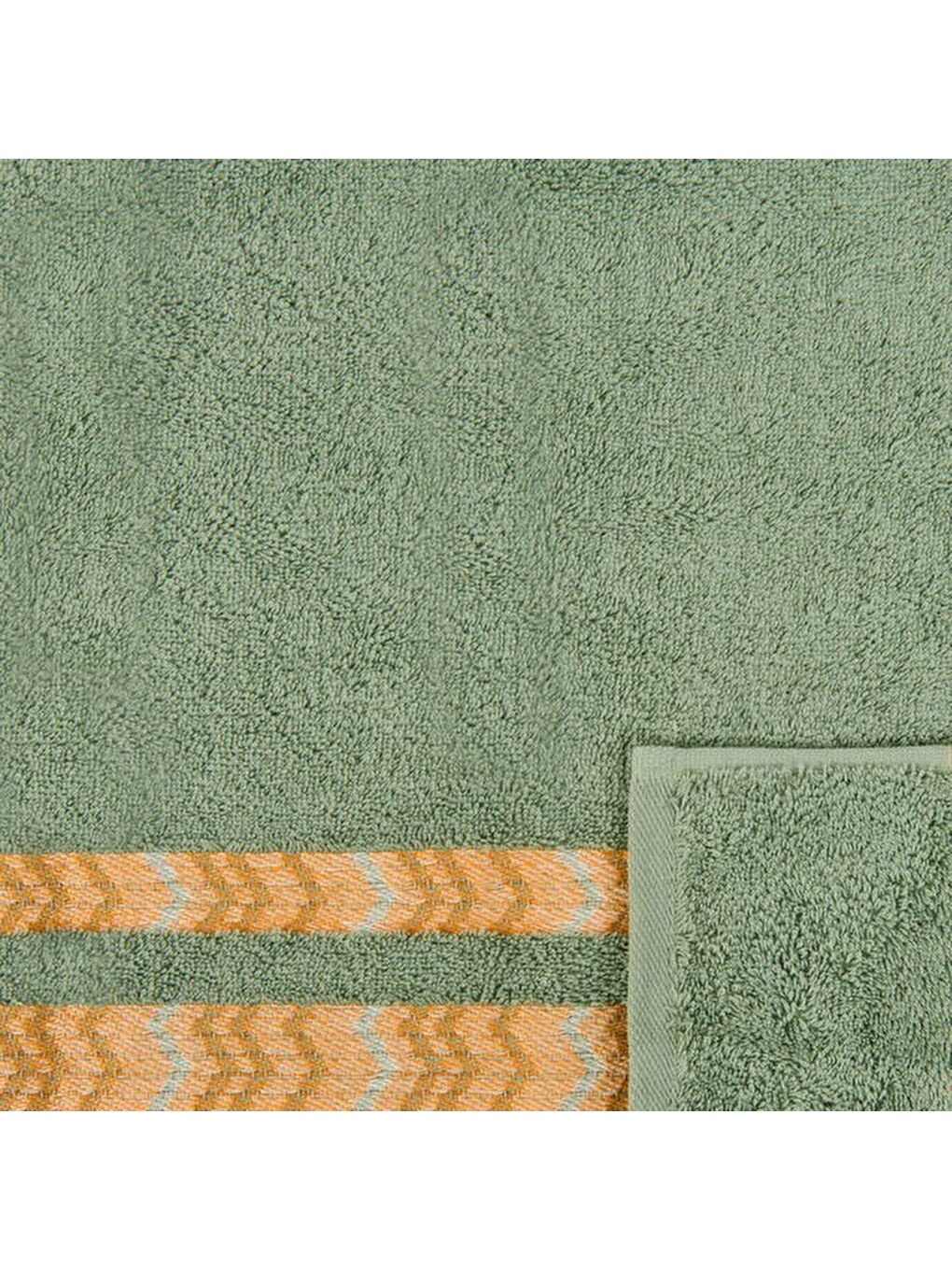 Soft Fiona Yüz Havlusu - Yeşil - 50x70 cm-2