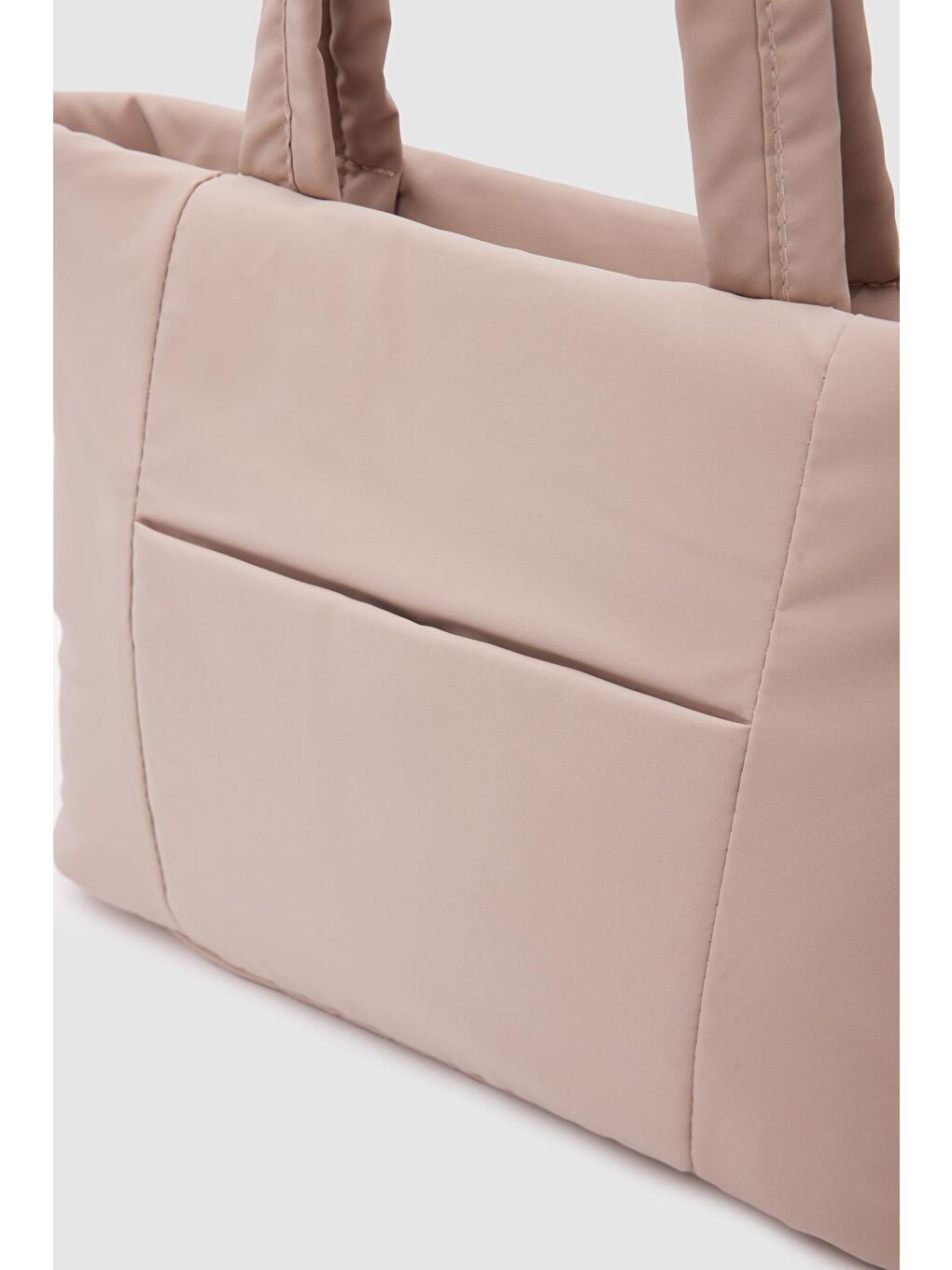 Bej Morgan Puf Omuz Çantası Krem-3