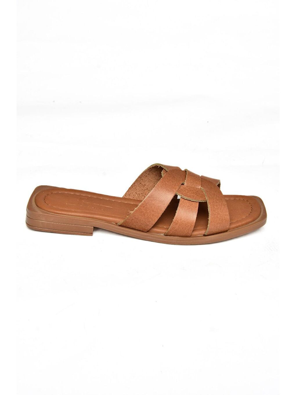 Fox Shoes Kahverengi S2910456 Taba Kadın Terlik - 4