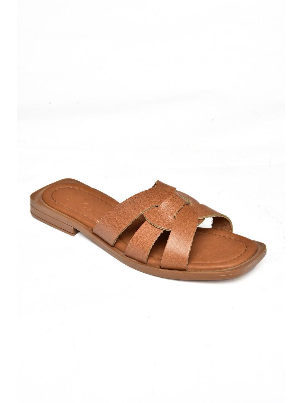 Fox Shoes Kahverengi S2910456 Taba Kadın Terlik - 5