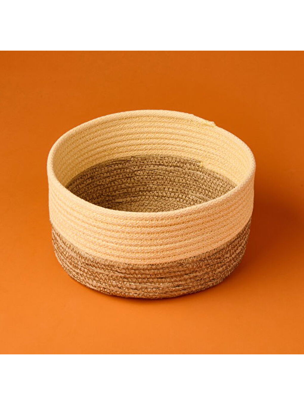 Sun Madness Dekoratif Sepet - Bej / Kahverengi - 20x10 cm-1