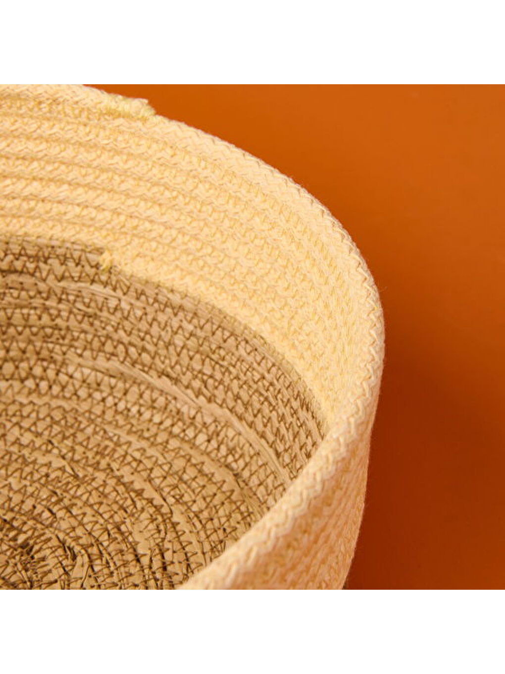 Sun Madness Dekoratif Sepet - Bej / Kahverengi - 20x10 cm-3