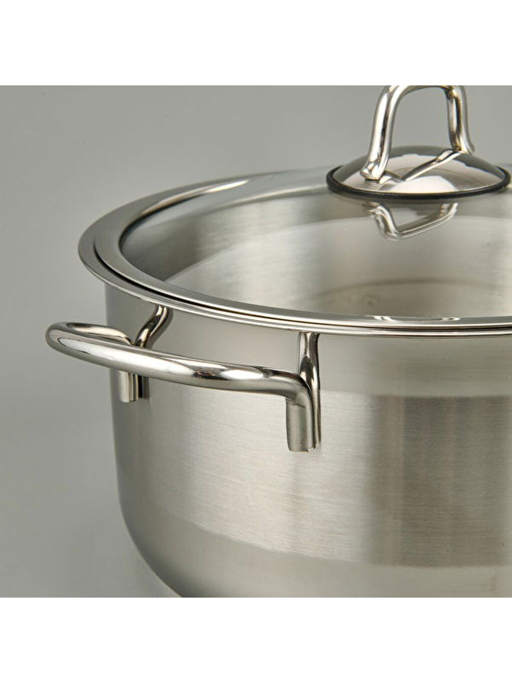 Gri Saphire Derin Tencere - Inox - 22 cm-2