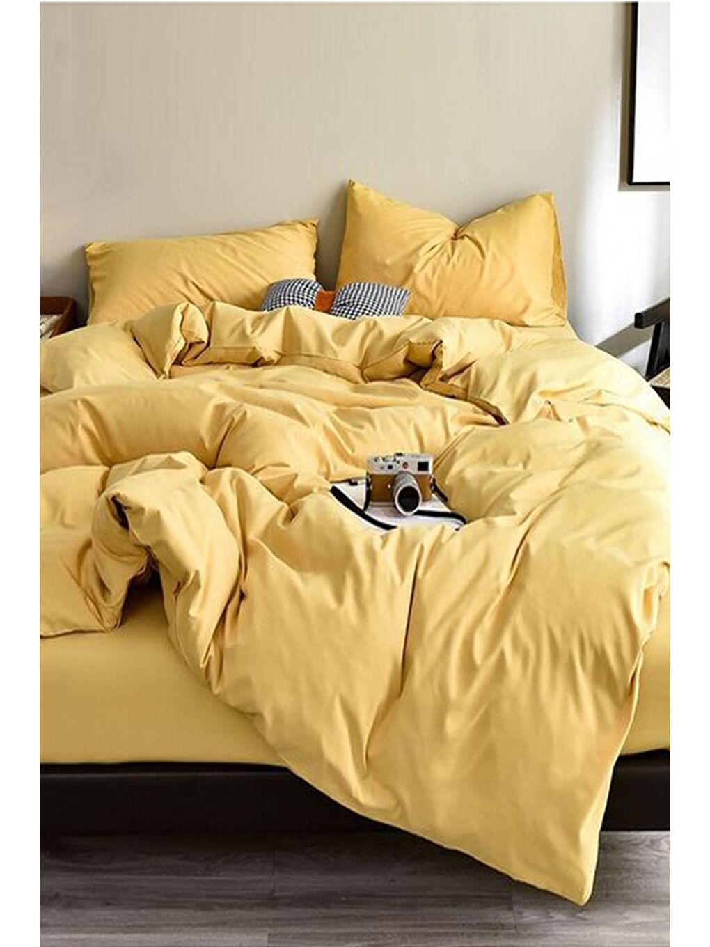 Sarı Çift Kişilik Nevresim Seti  - 21824