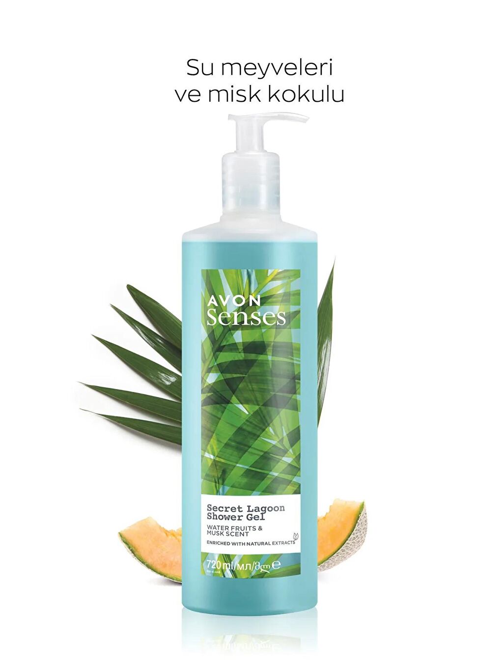 AVON Renksiz Senses Secret Lagoon Duş Jeli 720 Ml. Üçlü Set - 2