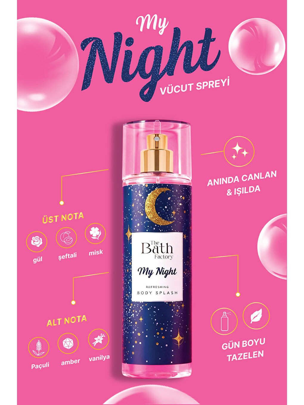 My Night Vücut Spreyi 200 ml-1