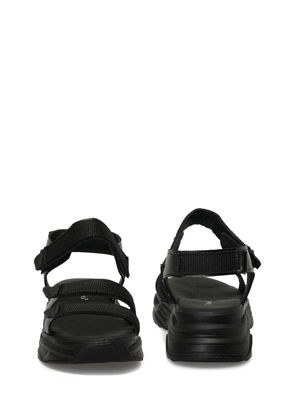 Siyah Kadın Spor Sandalet-4