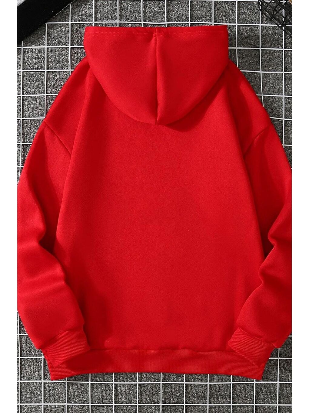 uyguntarz Kırmızı Unisex Fs Baskılı Sweatshirt - 1