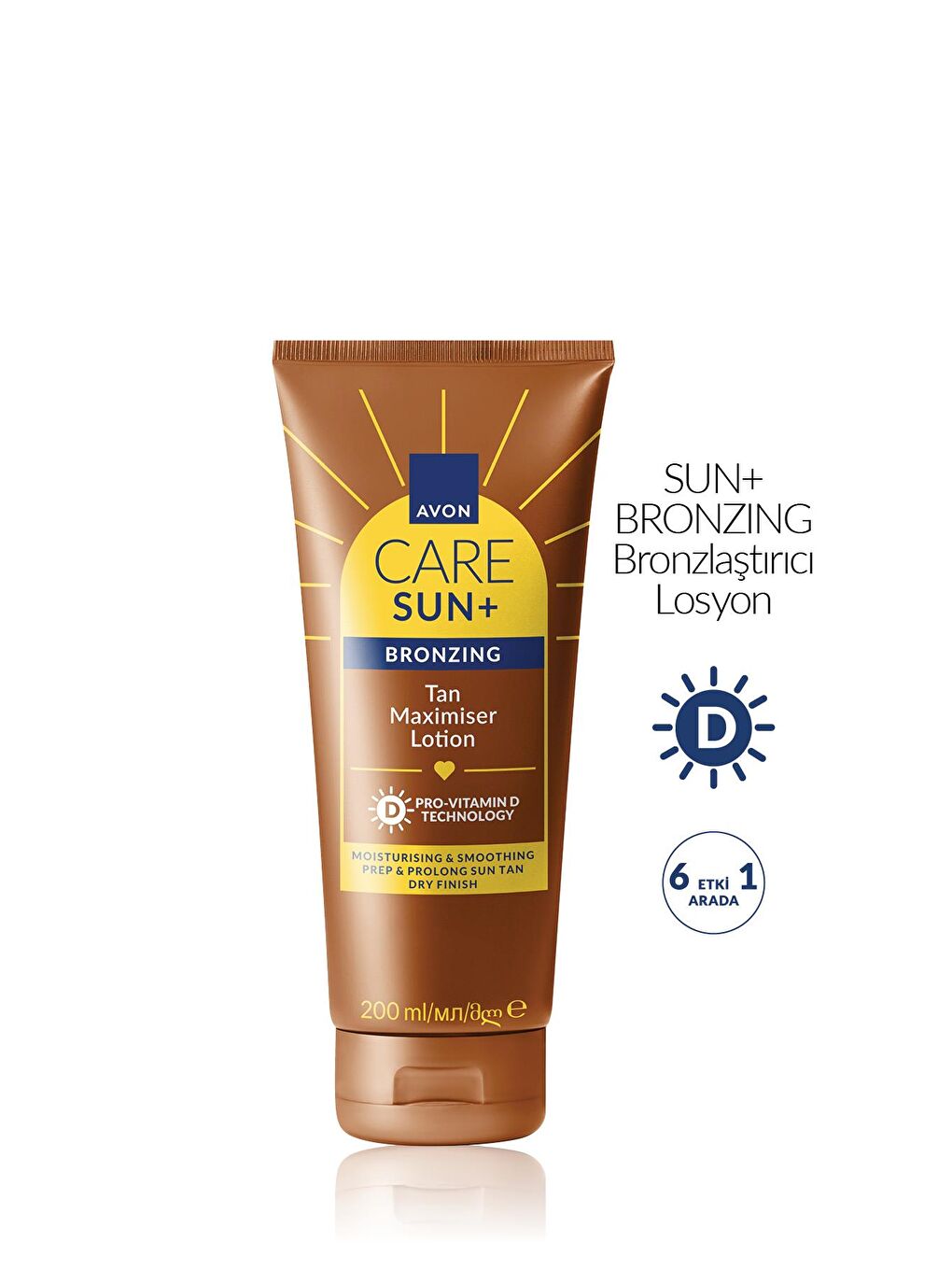 Care SUN+ BRONZING Bronzlaştırıcı Losyon 200 Ml. Üçlü Paket-1