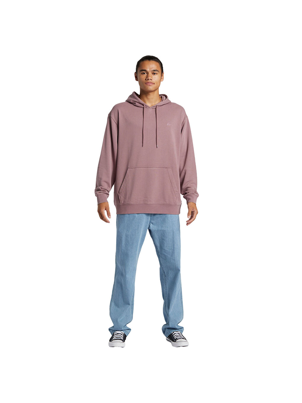 Salt Water Hoodie Erkek Mor Kapüşonlu Sweatshirt-3