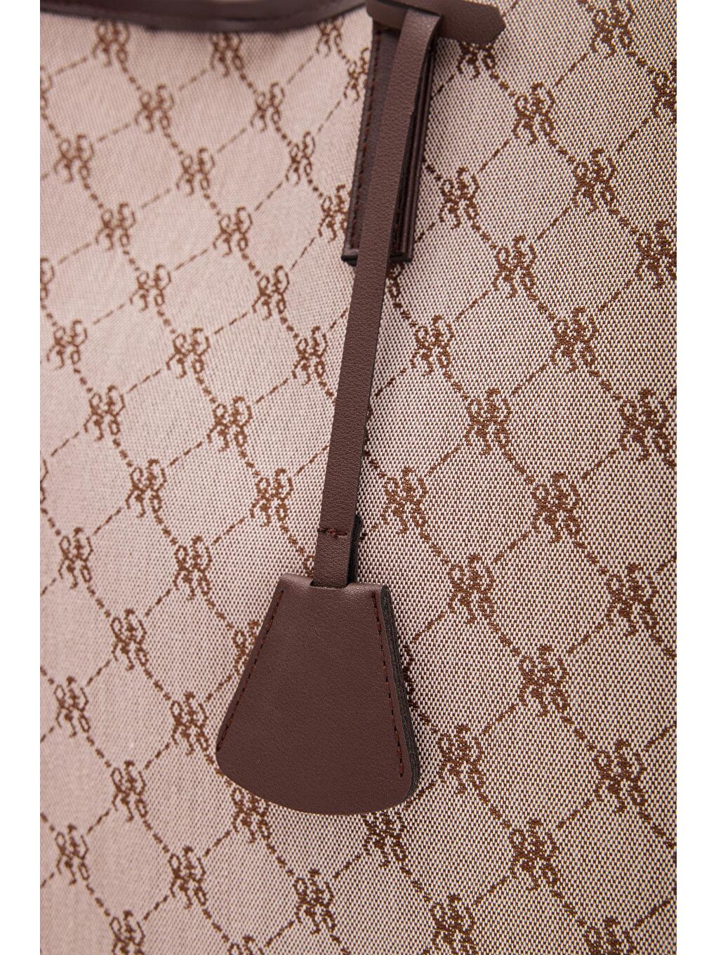 Kahverengi Michelle Monogram Omuz Çantası Acı Kahve-4