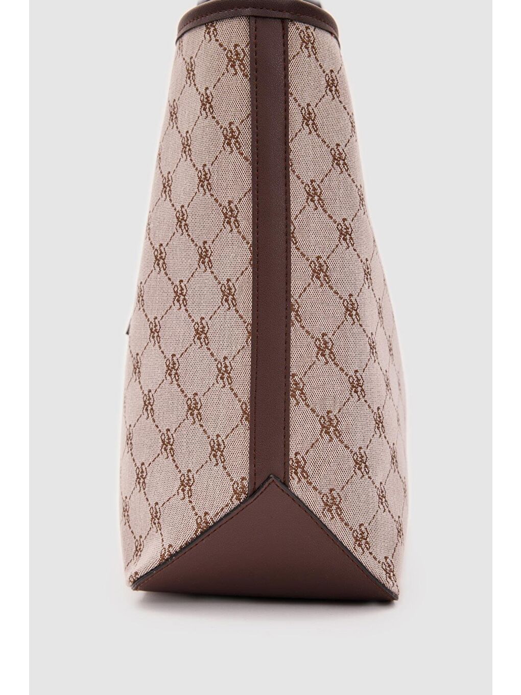 Kahverengi Michelle Monogram Omuz Çantası Acı Kahve-3