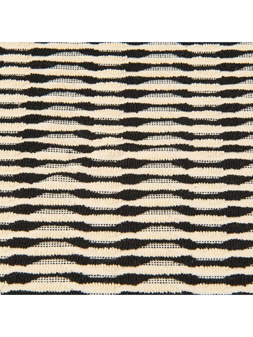 Lila Soft Greta 2'li Havlu Seti - Ekru / Siyah - 30x30 cm-1