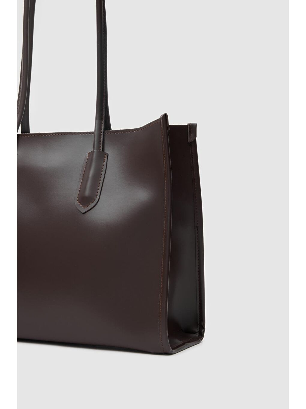 Kahverengi Paella Omuz Çantası  Acı Kahve-3