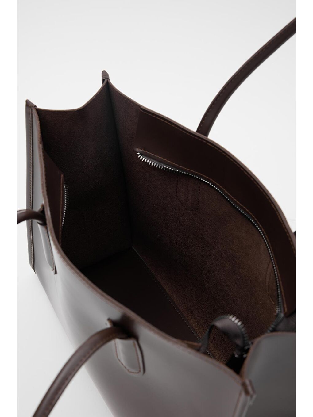 Kahverengi Paella Omuz Çantası  Acı Kahve-4