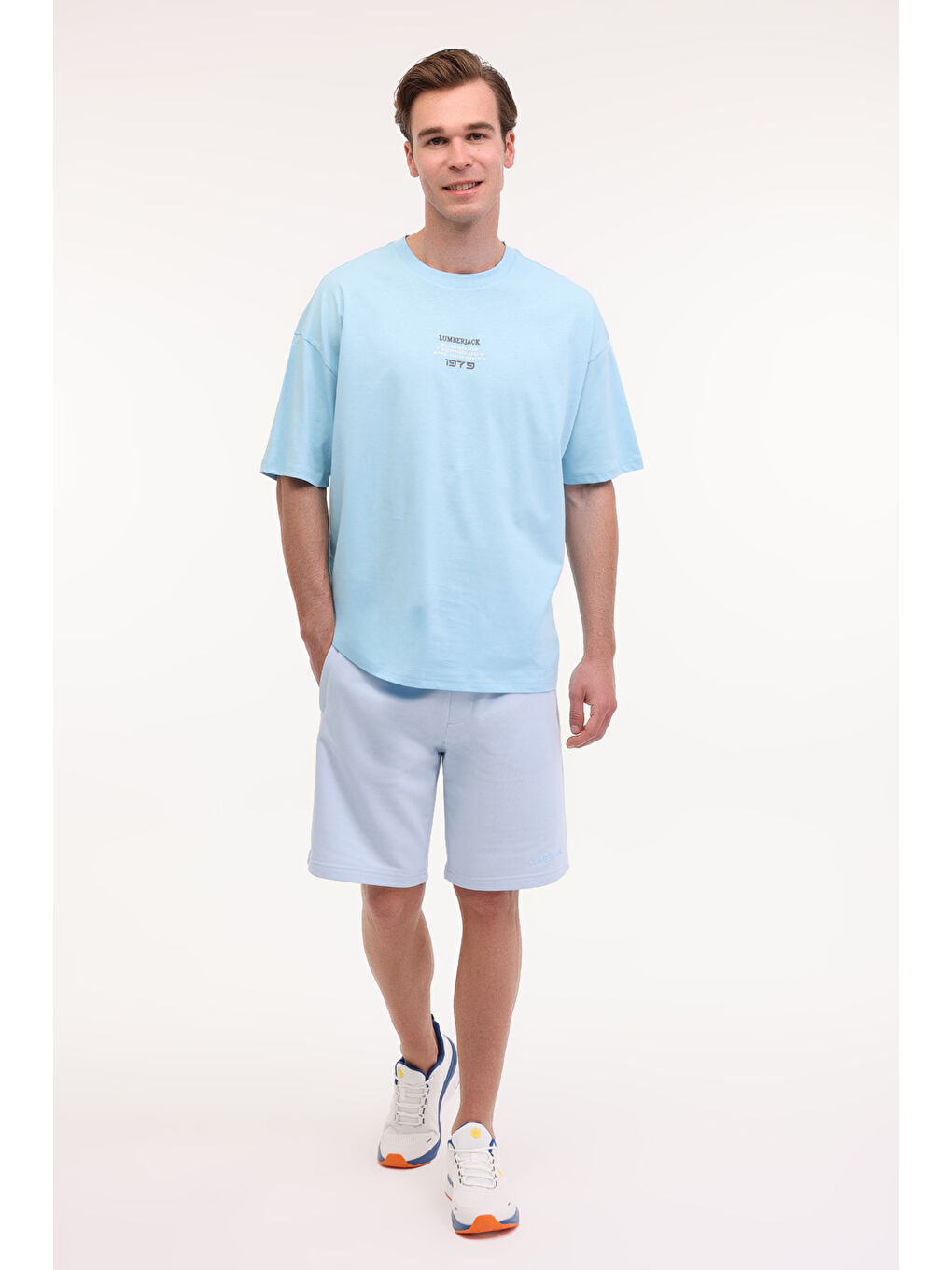 MB ROS 20HS110 5FX Mavi Erkek Şort-2