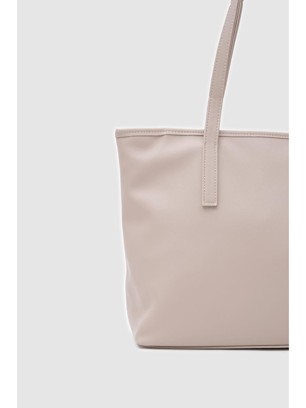 Ekru Golden Omuz Çantası Krem-3