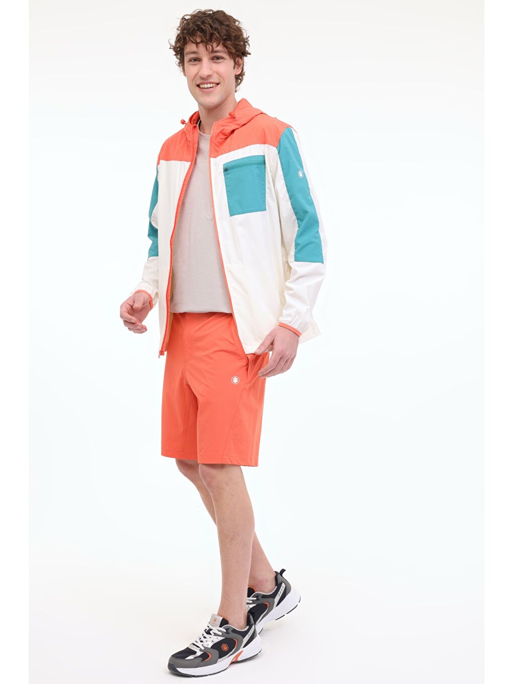 Pembe ML ARSEN 20OTD2-01 5FX CORAL Erkek Şort-2