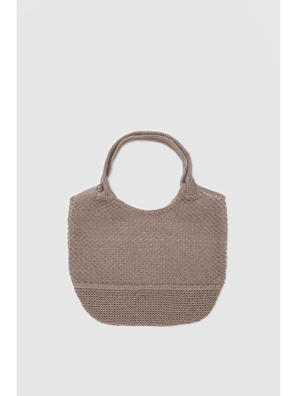 Casya Makrome Omuz Çantası Bej