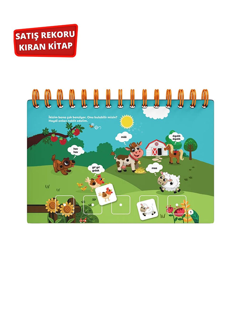 Çocuk Akademi Beyaz Cırt Cırt Kitabı 16 24 Ay Yaşa Özel  Kitap - 2