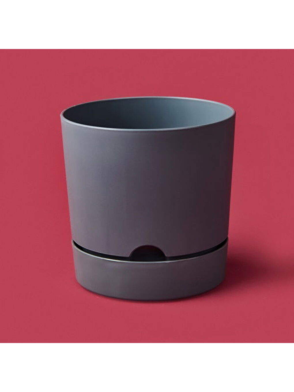 Karışık Begonya Saksı - Gri - 1,8 lt-2