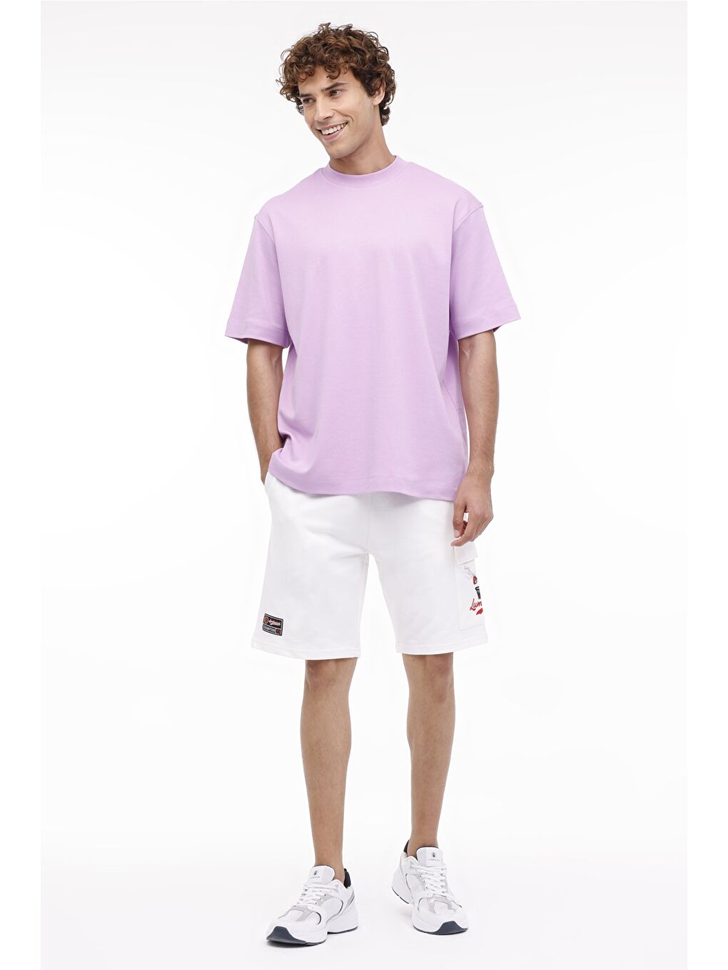 Bej ML CHASE 20BB1018 4FX Ekru Erkek Şort-4