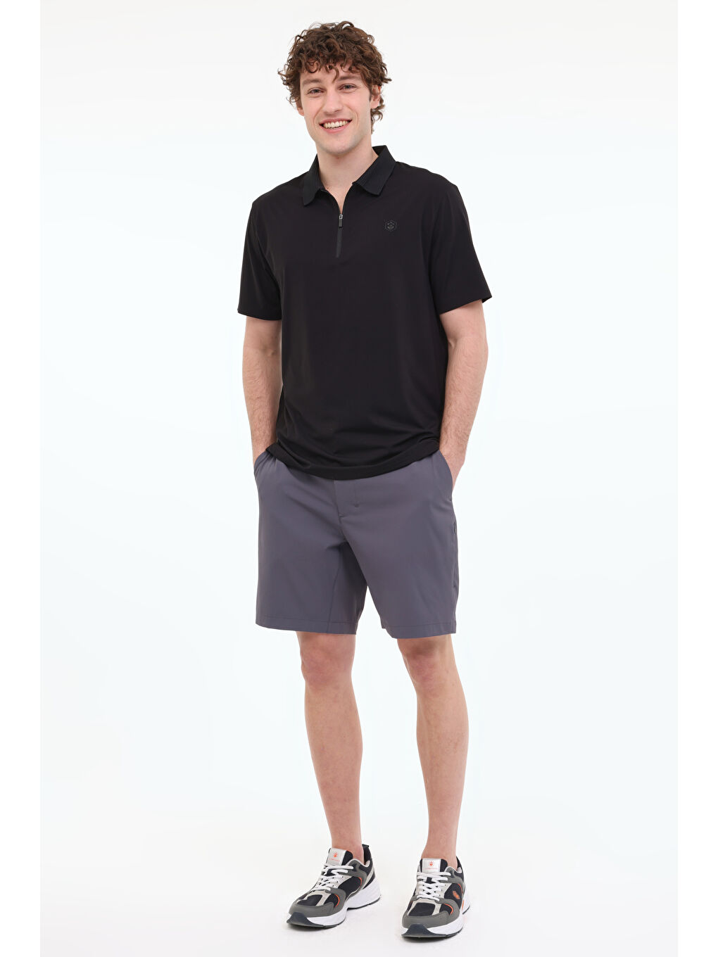 Gri ML TIM 20ELG1013 5FX Antrasit Erkek Şort-2