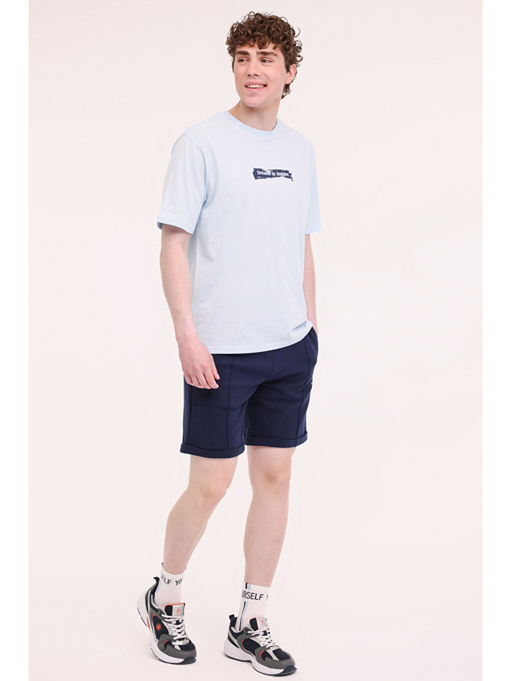 ML ANDREA 20ITL3006 5FX Lacivert Erkek Şort-2