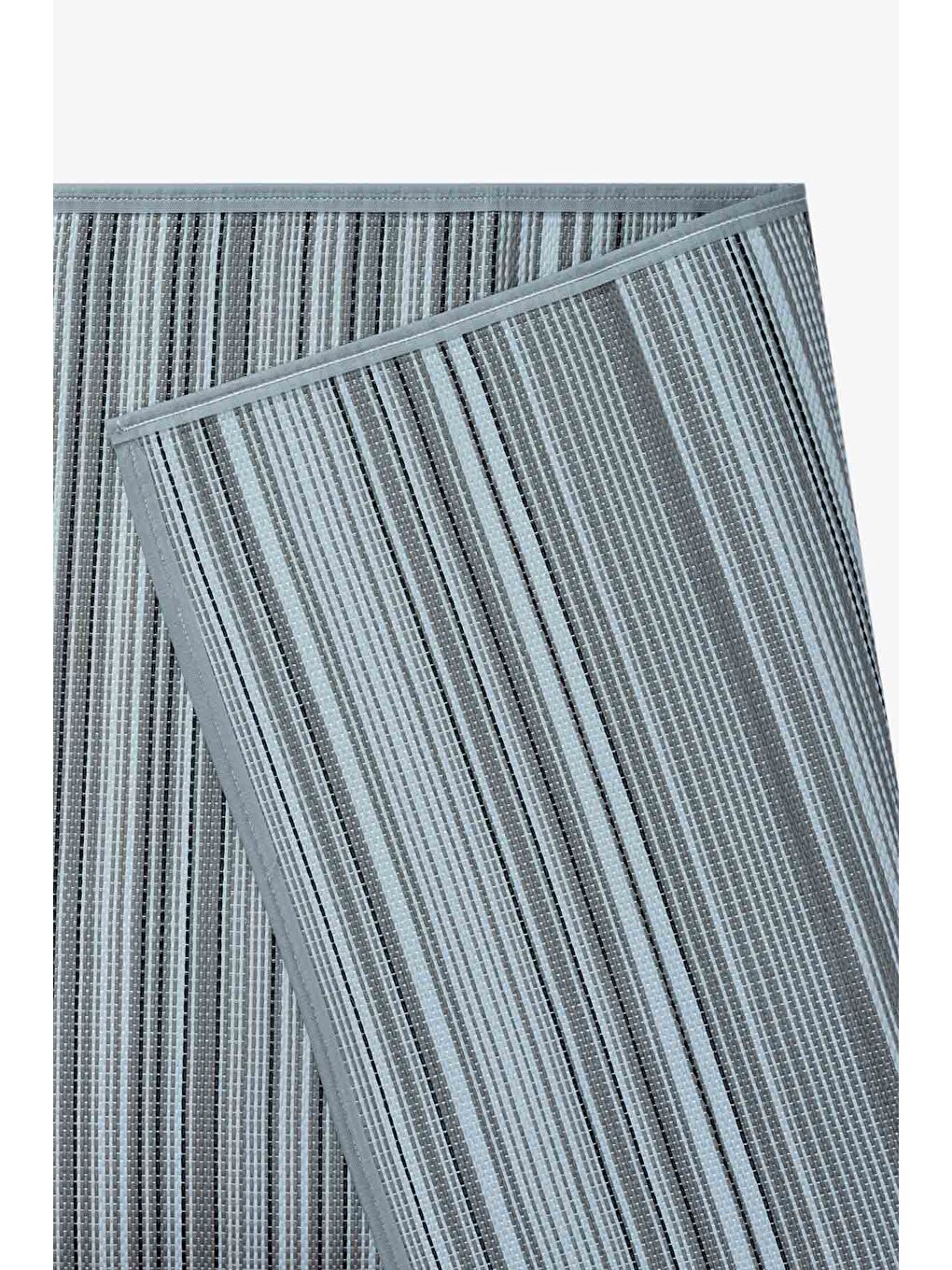 Gri Katlanabilir Plaj Kamp Piknik Bahçe Balkon Teras Hasır Halı Mat Savan Kilim Karavan Halısı-150x210-3