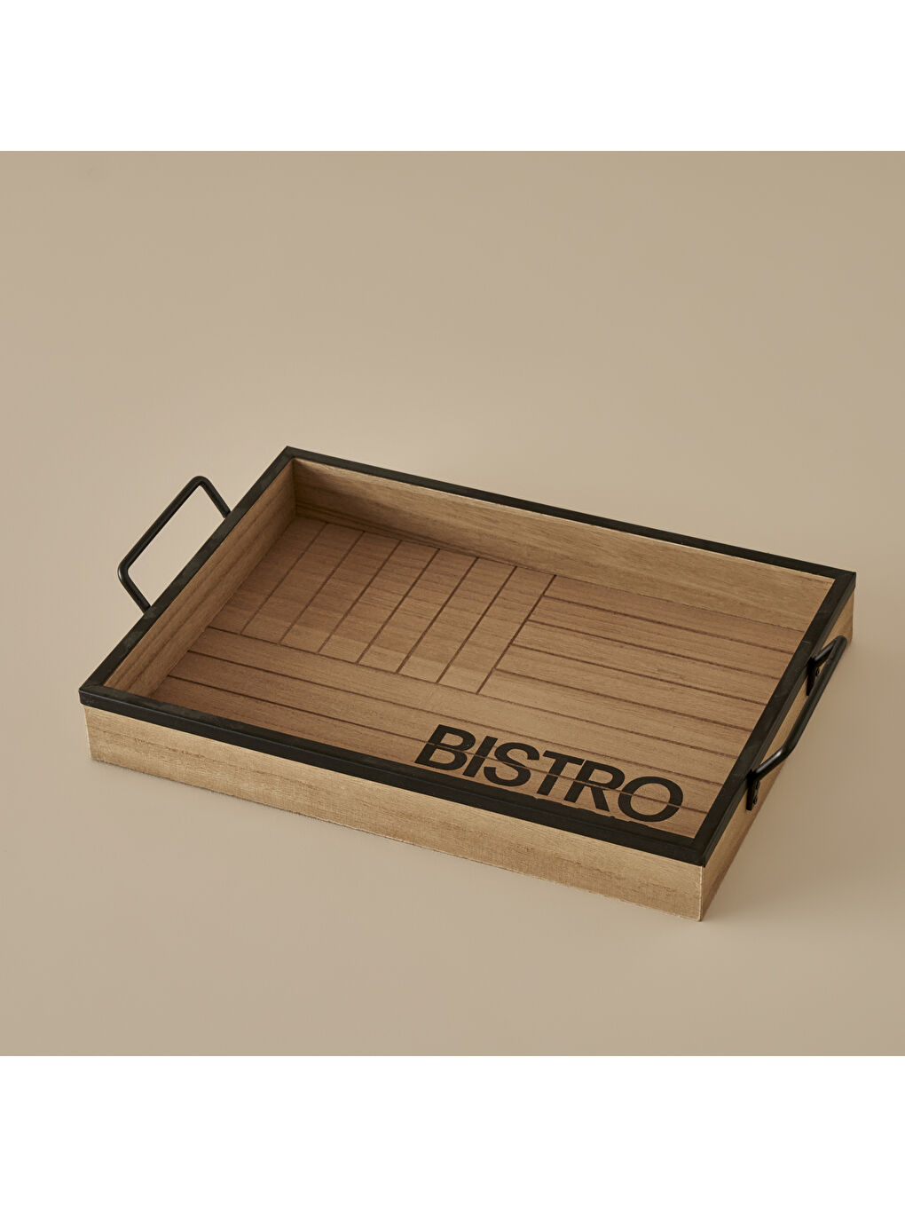 Bella Maison Bej Bistro Tepsi Naturel (36x25x7,5 cm)