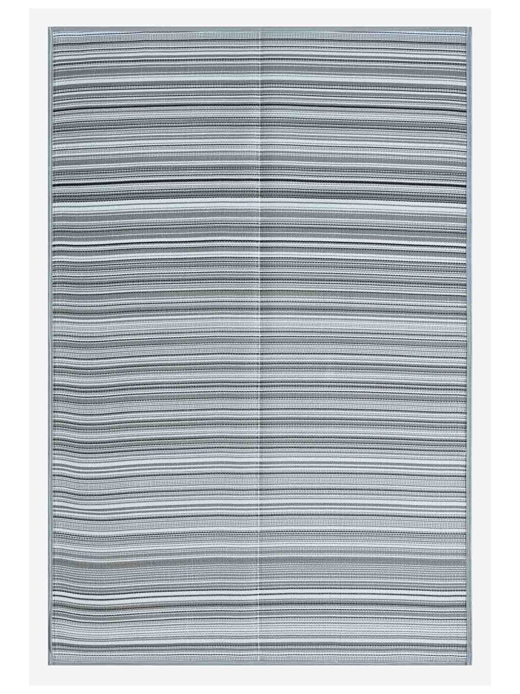 Gri Katlanabilir Plaj Kamp Piknik Bahçe Balkon Teras Hasır Halı Mat Savan Kilim Karavan Halısı-90x180-5