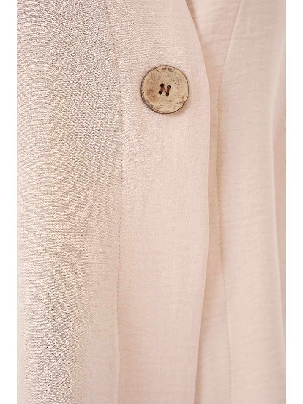 Ekru Kadın Kısa Kol Oversize Kimono 5969 - Krem-4