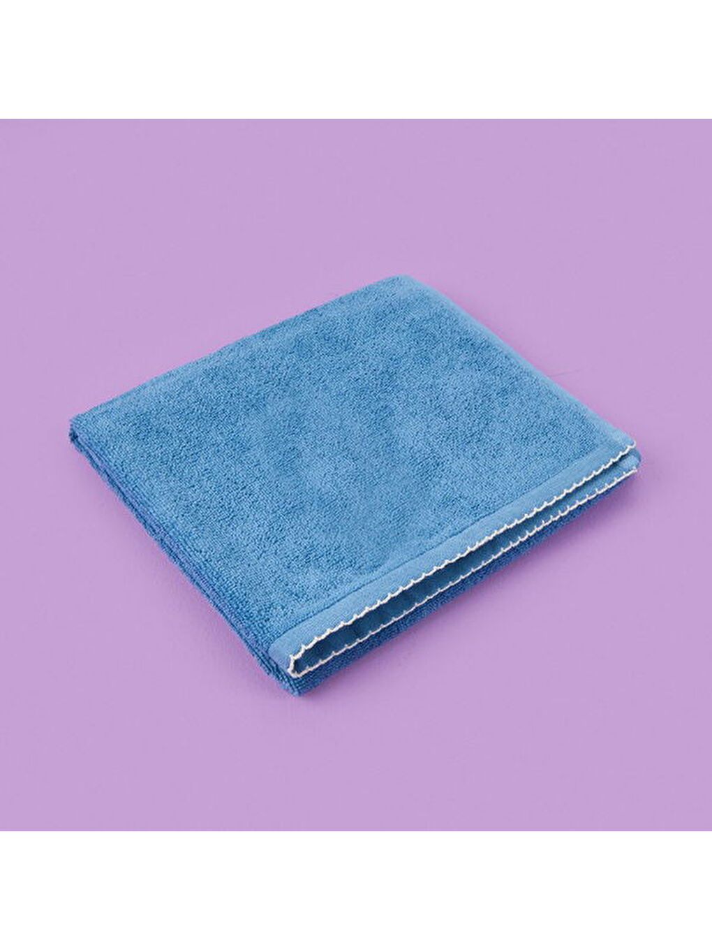 Soft Verena Yüz Havlusu - Mavi - 50x70 cm-1