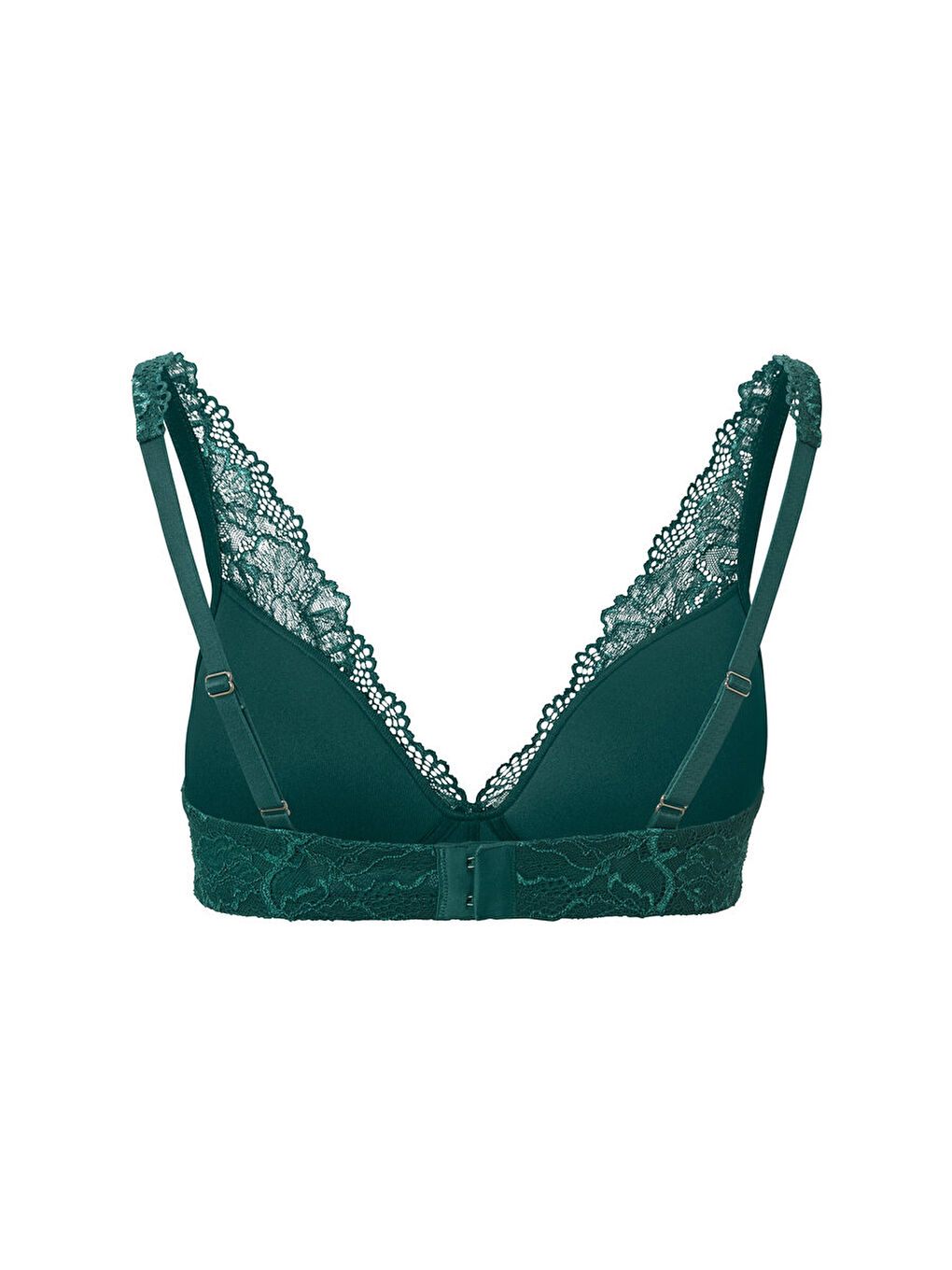 Yeşil Yumuşak Kalıplı Sutyen, Dantel-1